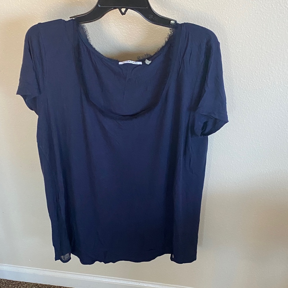 Tahari Deep Blue Women's Blouse